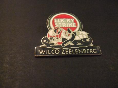Wilco Zeelenberg ( De Zeel) Nederlands motorcoureur.(sponser Lucky Strike )